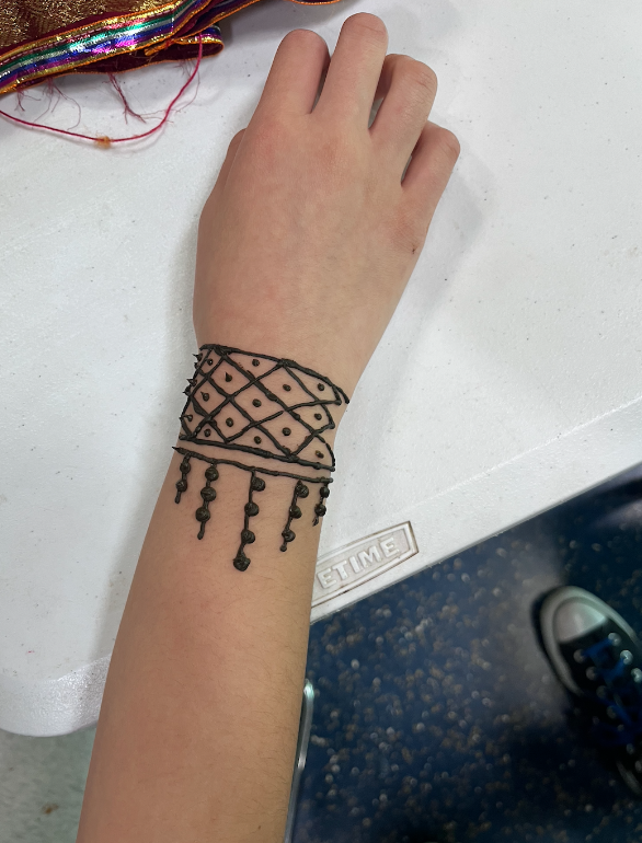 At the Festival last year, students could get mehndi, or henna, on their hands.